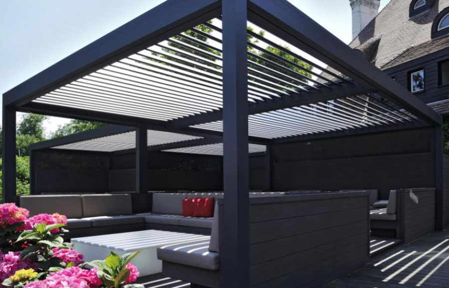 Create an Outdoor Entertainment Space for any Season with Louvre Roof