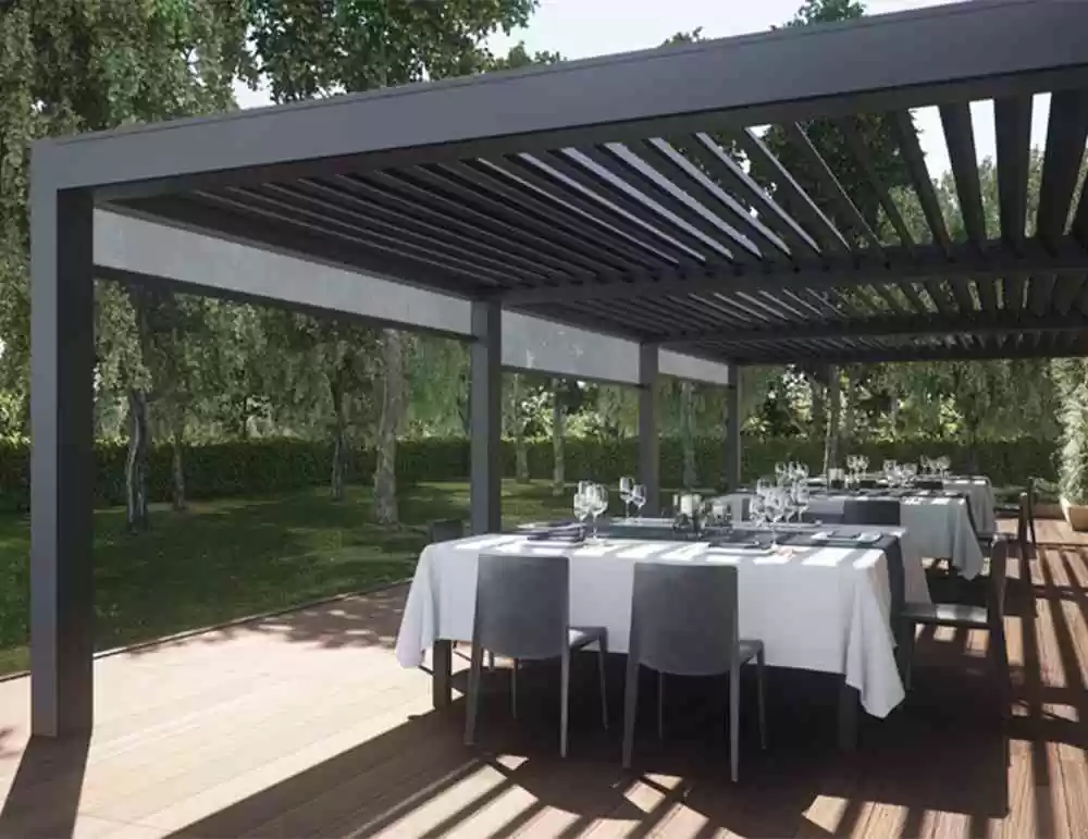 The Many Benefits of Installing a Louvered Pergola in Your Restaurant